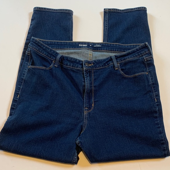 Old Navy Denim - Old Navy high rise wow straight women’s size 18 Indigo Denim Pants